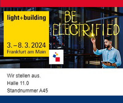 light + building – Messe vom 3. bis 8.3.2024 in Frankfurt am Main